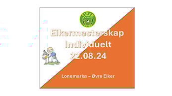 Eikermesterskap individuelt 22.08.24